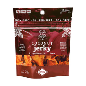 Coconut Your Average Jerky: Seva Foods Coconut Jerky (GF, Vegan, Paleo)