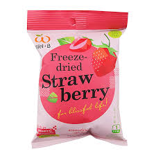 Strawberry Me In Your Arms: Wel-B Premium Freeze-dried Strawberries (GF, Vegan)